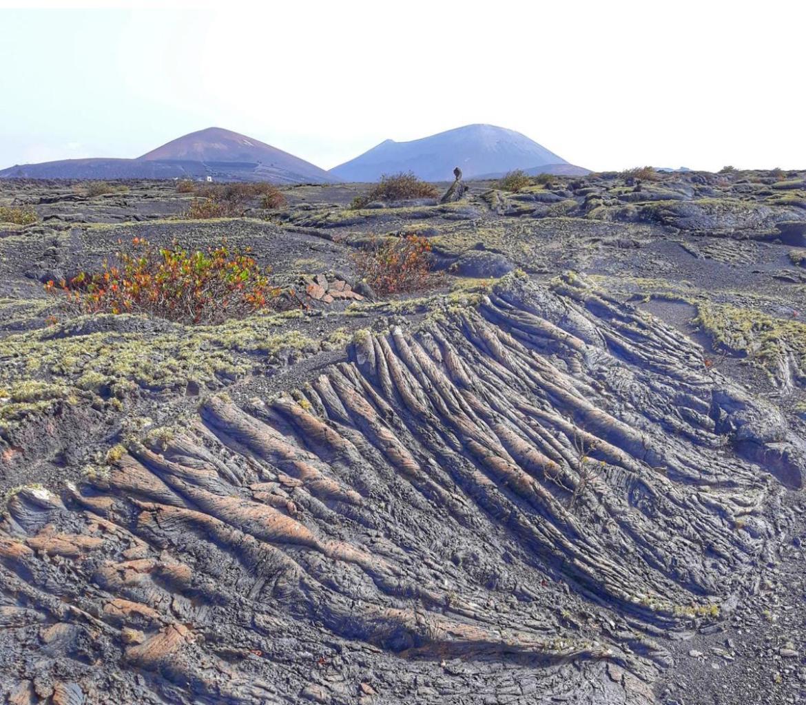 Lanzarote Casa Volcanica-Anclada Sobre La Lava Del Volcan Montana Blanca Esterno foto